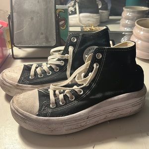 platform high top converse